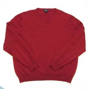 346 Brooks Brothers Red Maroon sweater M